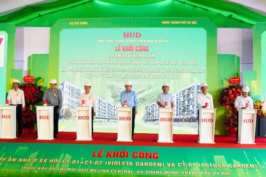 3 dự án nhà ở xã hội được khởi công tại Hà Nội và thành phố Hồ Chí Minh