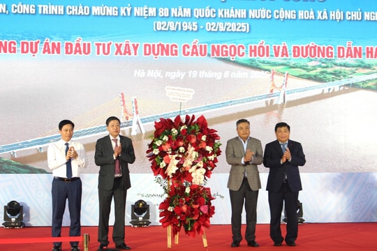 Khởi công dự án cầu Ngọc Hồi, kết nối Thủ đô và Hưng Yên
