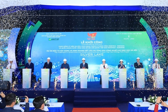 Hà Nội khởi công dự án Khu công nghệ cao sinh học đầu tiên