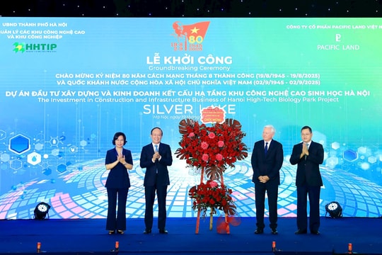 Khởi công dự án Khu Công nghệ cao sinh học Hà Nội với quy mô 199,3ha