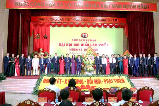 Đại hội Đảng bộ xã Hạ Bằng lần thứ I: Niềm tin và khát vọng phát triển