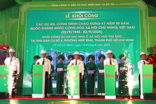 Khởi công dự án nhà ở xã hội HUD Thủ Đức, TP.HCM
