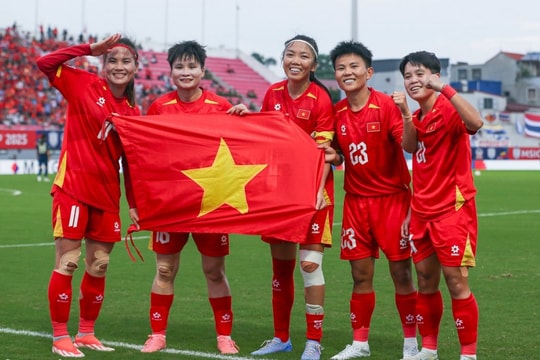 Tuyển nữ Việt Nam "hạ đẹp" Thái Lan 3-1, giành huy chương Đồng thuyết phục