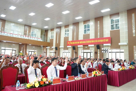Tổng duyệt Đại hội Đảng bộ xã Yên Xuân lần thứ I, nhiệm kỳ 2025 - 2030