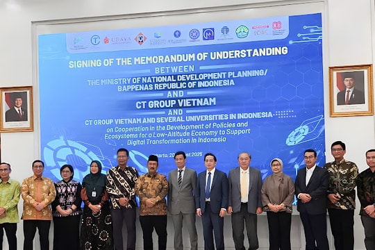 CT Group ký MOU đồng hành với đối tác Indonesia về kinh tế không gian tầm thấp