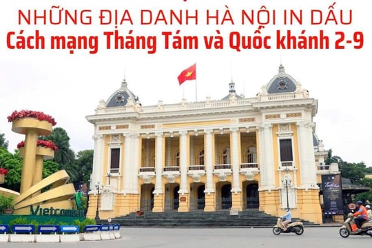 Những địa danh Hà Nội in dấu Cách mạng Tháng Tám và Quốc khánh 2-9