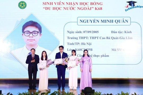 Học bổng danh giá chờ đón tân sinh viên VNUA K70