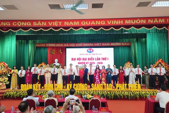 Đại hội đại biểu Đảng bộ xã Thuận An lần thứ I, nhiệm kỳ 2025 - 2030 Phát huy tiềm năng, lợi thế xây dựng địa phương phát triển toàn diện, bền vững
