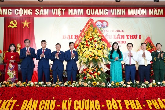 Đại hội đại biểu Đảng bộ xã Đoài Phương lần thứ I, nhiệm kỳ 2025 - 2030: Tạo nền tảng để Đoài Phương thực hiện thắng lợi các nhiệm vụ chính trị