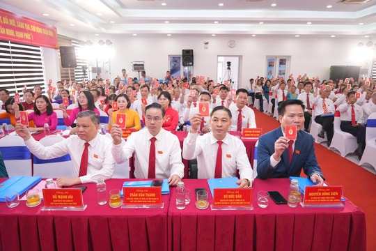 168 đại biểu dự Đại hội Đảng bộ phường Phúc Lợi lần thứ I