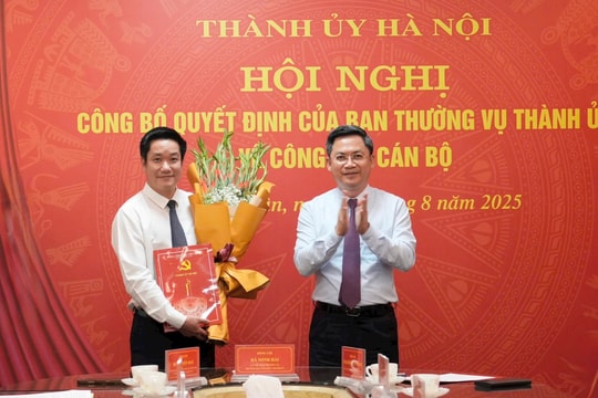 Đồng chí Nguyễn Huy Cường được điều động làm Bí thư Đảng ủy phường Thanh Xuân