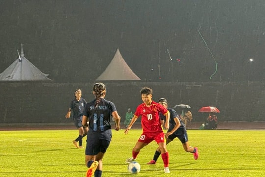 U16 nữ Việt Nam thắng đậm Campuchia trong trận mở màn giải U16 nữ Đông Nam Á