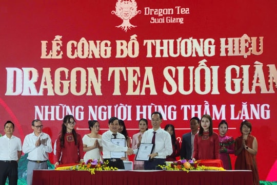 Ra mắt thương hiệu Dragon Tea Suối Giàng Gửi gắm thông điệp sống xanh, sống khỏe, sống sâu sắc từ thiên nhiên thuần khiết