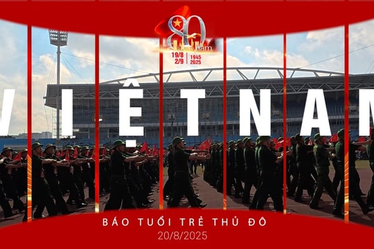 Các khối luyện tập dưới mưa nắng, sẵn sàng cho đại lễ 80 năm