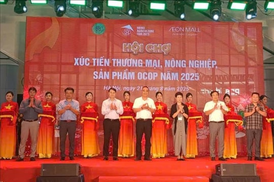 Gần 1.000 dòng sản phẩm tham gia Hội chợ xúc tiến thương mại nông nghiệp, sản phẩm OCOP