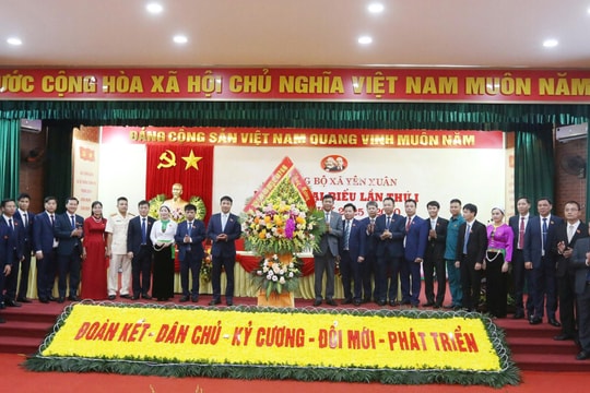 Đại hội Đảng bộ xã Yên Xuân lần thứ I: Đoàn kết, đổi mới, phát triển bền vững