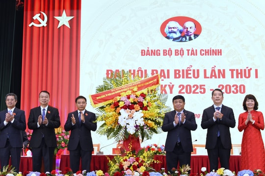 Đại hội đại biểu Đảng bộ Bộ Tài chính lần thứ I, nhiệm kỳ 2025 - 2030 Tiếp tục thực hiện thắng lợi các mục tiêu của ngành Tài chính