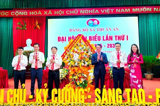 Xây dựng xã Thuận An giàu đẹp, dân chủ, văn minh, vững bước trong kỷ nguyên mới