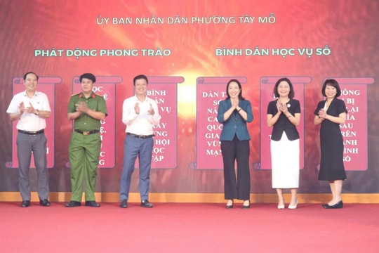 Phường Tây Mỗ thành lập 21 tổ chuyển đổi số cộng đồng