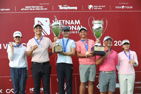 Nguyễn Tuấn Anh, Lê Chúc An đăng quang ngôi vô địch Giải vô địch Golf quốc gia 2025