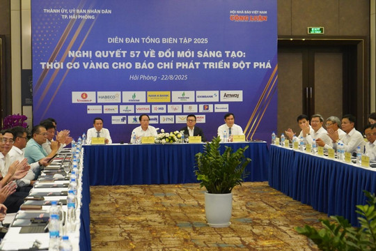 Diễn đàn Tổng Biên tập 2025: Báo chí đổi mới, sáng tạo, làm chủ công nghệ “Made in Việt Nam”