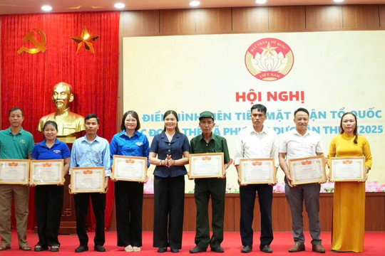 Xã Phượng Dực tổ chức Hội nghị Điển hình tiên tiến MTTQ và các tổ chức Chính trị - Xã hội lần thứ nhất
