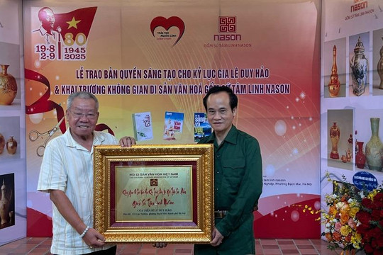 Gốm sứ tâm linh NASON: Từ tâm huyết người lính đến di sản văn hóa Việt
