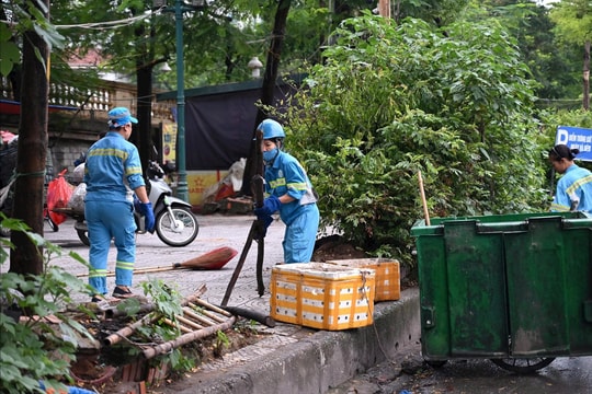 Hà Nội Tăng cường công tác vệ sinh môi trường phục vụ Nhân dân