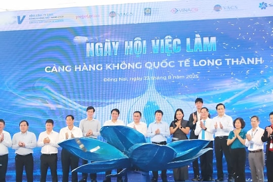 Đồng Nai Sôi nổi Ngày hội việc làm Cảng Hàng không quốc tế Long Thành