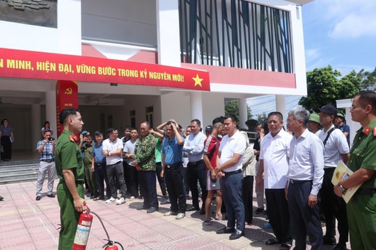 Trang bị kiến thức, kỹ năng phòng cháy chữa cháy cho lãnh đạo thôn, tổ dân phố