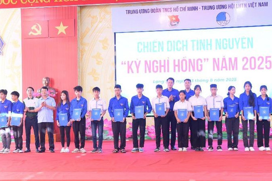 Trung ương Đoàn triển khai Chiến dịch tình nguyện Kỳ nghỉ hồng năm 2025