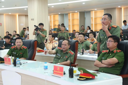 Giám đốc Công an TP Hà Nội trực tiếp chỉ đạo công tác bảo đảm an ninh trật tự tổng hợp luyện lần 2