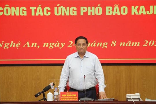 Thủ tướng: Tất cả phải sẵn sàng bằng tinh thần cao nhất để ứng phó với bão số 5