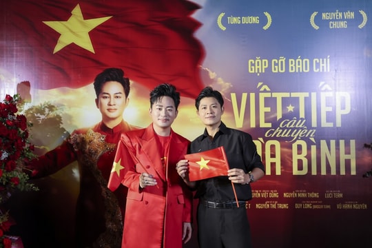 Tùng Dương cùng Nguyễn Văn Chung “Viết tiếp câu chuyện hòa bình”