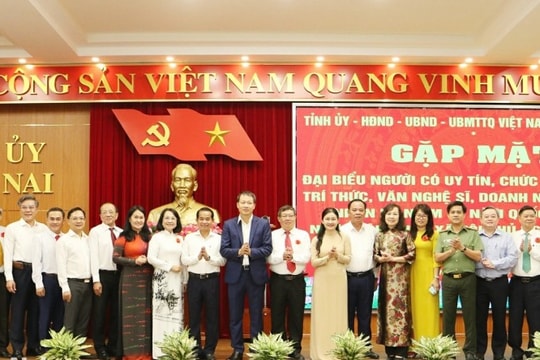 Đồng Nai gặp mặt người có uy tín, tiêu biểu