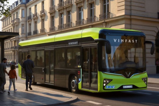 VinFast giới thiệu xe buýt điện tại Châu Âu