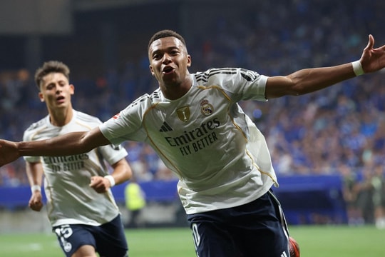 Mbappe khai hỏa, Vinicius ghi dấu ấn, Real Madrid vùi dập Real Oviedo 3-0