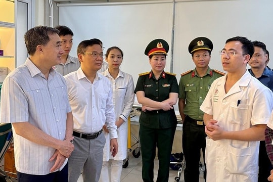 Thứ trưởng Bộ Y tế Trần Văn Thuấn kiểm tra công tác y tế phục vụ Lễ kỷ niệm A80