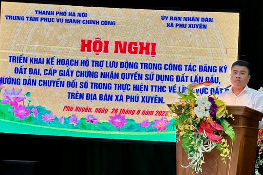 Xã Phú Xuyên gỡ khó trong cấp giấy chứng nhận quyền sử dụng đất