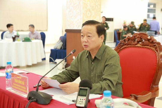 Phó Thủ tướng Trần Hồng Hà: Theo dõi sát tình hình, huy động lực lượng hỗ trợ Nhân dân, không để bị động