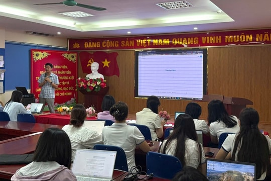 Ứng dụng AI trong giáo dục - mô hình mới ở phường Bồ Đề