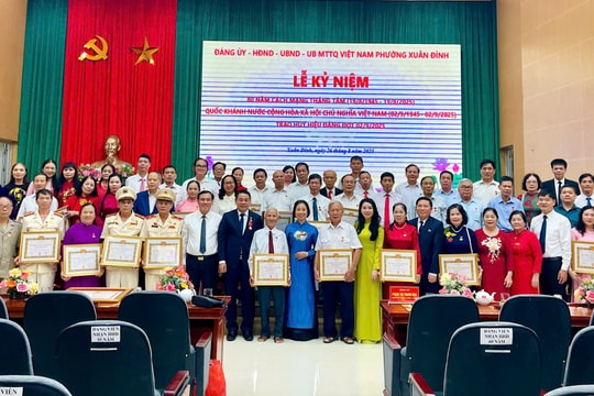 Xây dựng phường Xuân Đỉnh trở thành đô thị văn minh - thông minh - kiểu mẫu