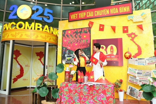PVcomBank: Lan tỏa tinh thần yêu nước trong dịp kỷ niệm A80