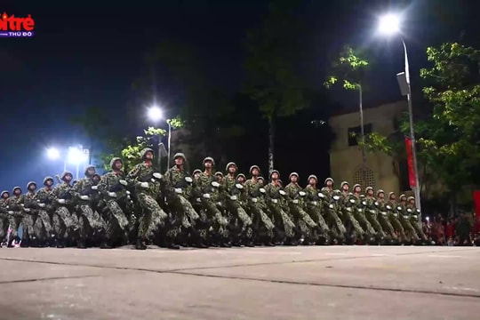 Rộn ràng khí thế tổng hợp luyện giữa lòng Thủ đô