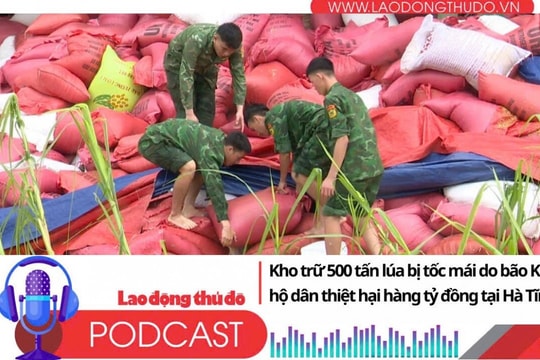Điểm những tin nổi bật tối ngày 26/8/2025: Kho trữ 500 tấn lúa bị tốc mái do bão Kajiki, hộ dân thiệt hại hàng tỷ đồng