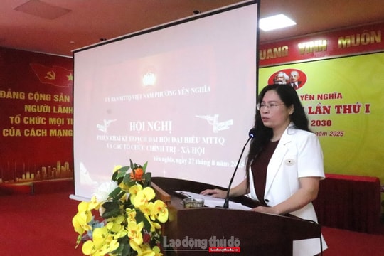 Phường Yên Nghĩa: Sẵn sàng cho Đại hội đại biểu MTTQ và các tổ chức chính trị - xã hội