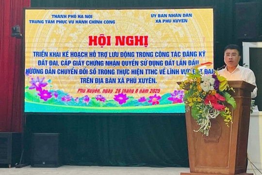 Xã Phú Xuyên gỡ khó trong cấp giấy chứng nhận quyền sử dụng đất