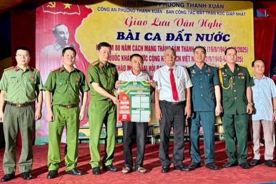 Công an phường Thanh Xuân xây dựng hình ảnh người chiến sĩ công an bản lĩnh, mẫu mực