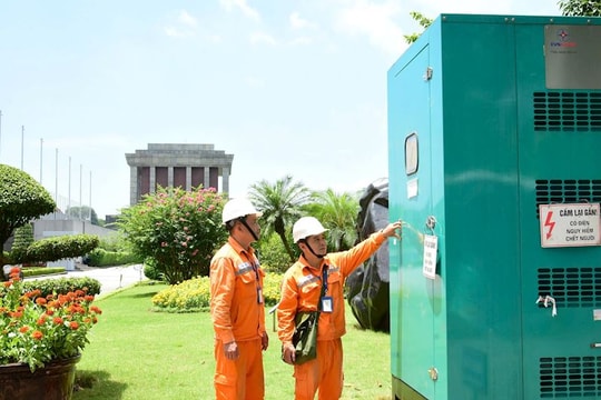 Giữ nguồn điện cho chuỗi sự kiện kỷ niệm 80 năm Quốc khánh