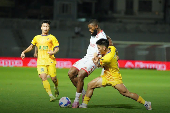 Vòng 3 V-League 2025/26: Sông Lam Nghệ An thua trắng Hải Phòng